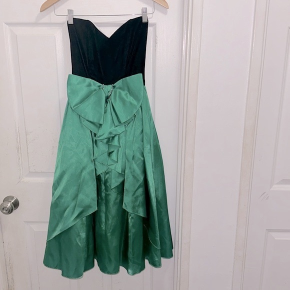 Gunne Sax | Dresses | Vintage Gunne Sax Green Metallic Party Dress With ...